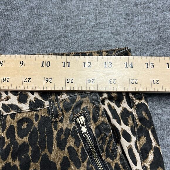 Ashley Mason Jeans Womens Size 9/29 Cheetah Skinny Low Rise Stretch Denim - Picture 8 of 10